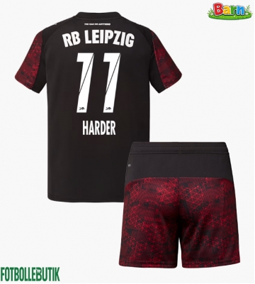RB Leipzig Conrad Harder #11 Tredjeställ Barn 2025-26 Kortärmad (+ Korta byxor)